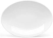 CAC China Franklin 11.5 inch European White Round Platter 12 Ct