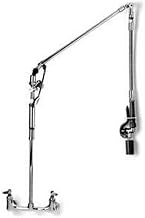 T&S Brass B-0137 Pre-Rinse Roto-Flex Design Wall Mount Base with 8-Inch Centers Low Flow Spray Valve
