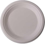 KITCH24/7 White Molded Fiber Plate, 9 inch - 500 per case