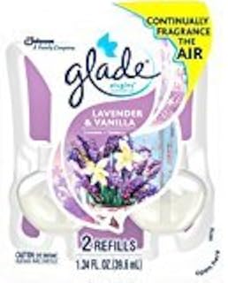 Glade PlugIns Scented Oil Refill, Lavender & Vanilla - 2 ea (Pack of 18)