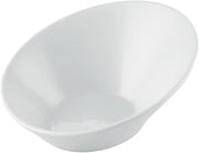 CAC China RCN-SB7 Slanted Bowl 12oz 7" Porcelain Round, Super White, Set of 36