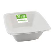 Responsible Products 32 oz (50 Count) / Classic White / Casual Bowls