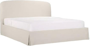 Starlight Canyon Home Polyester-Upholstered Queen Storage Bed with Lift-Up Hydraulic Platform, Upholstered Headboard Bedroom Bed Frame