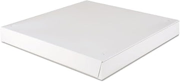 SOUTHERN CHAMPION TRAY 1450 Clay Coated Kraft Paperboard White Pizza Box, 16" Length x 16" Width x 1-7/8" Height (Case of 100)