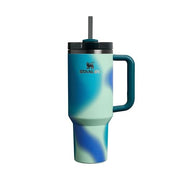 STANLEY Turquoise Pattern (Coastal Teal) / 40 Ounces / Quencher H2.0 FlowState Tumbler Tumblers