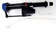 Duravit 0074115000; D-code; Fill valve one piece HET high efficiency toilet two piece 1.28 gpf single Flush; in Unfinish