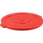 44 Gallon Garbage Can Lid by Global Industrial – 44.0 gallons, Polyethylene Resin, Red, Model XDW-L44RD