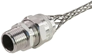 Alum Cord Grip, 3/4" NPT, Cable Range .562-.625, Form Size 2 with Locknut by Bridgeport