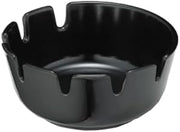 TableCraft 263B-1 Deepwell Ashtray, Black Phenolic, Stackable, Break-Resistant, Heat and Dishwasher Safe, 4" Diameter x 1.75" H, Case of 12