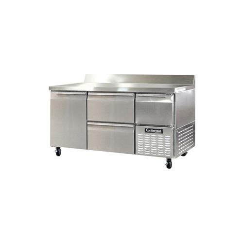 Refrigerated Base Worktop Unit by Continental Refrigerator – Model CRA60-BS-D