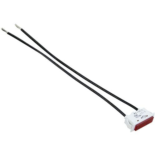 Exact FIT for Vulcan Signal LIGHT3/8 in X 1-5/16 in RED 250V - Replacement Part by by Mavrik – Model VH111496E4