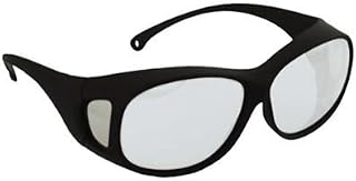 Jackson Safety OTG V50 Black Polycarbonate Over The Glass (OTG) Safety Glasses - 99.9 % UV Protection - Wrap Around Frame - 20748 [PRICE is per EACH]