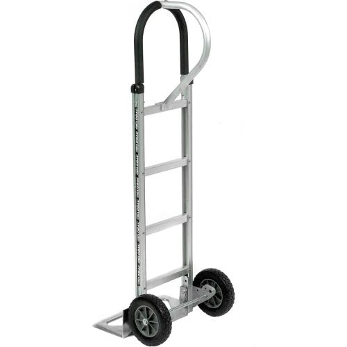 Aluminum Hand Truck Loop Handle by Global Industrial – 40"L x 18"W x 51"H, Aluminum, Gray, Model 168266