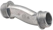 Bridgeport 1520-DC 1/2 In Zinc Die Cast Offset Nipple,