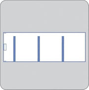 Medline Sterile Full Size C-Arm Drape with 2 Elastic Bands for Securement, 41" x 120",20,Case,DYNJE4400XLR