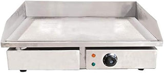 22-INCH STAINLESS STEEL GRIDDLE WITH SMOOTH SURFACE