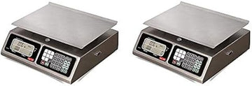 TORREY LPC40L Electronic Price Computing Scale, Rechargeable Battery, Stainless Steel Construction, 100 Memories, 8 Direct Access Keys, 40 lb (2-(Pack))