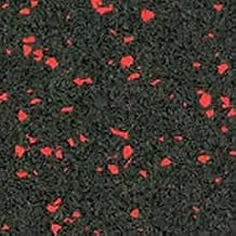 ROPPE Recoil Rubber Fitness Puzzle Tile Flooring ARP118636354, Interlock, Red, 4" L X 36" W