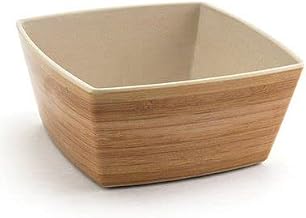 Front of the House DBO118BBB23 Platewise Mod Square Bowl, 2.5" Height, 5.25" Width, 5.25" Length, 24 oz, Biodegradable Bamboo, (Pack of 12)