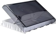 MAXXAIR SKYMAXX 00-97000I Skylight LX - Thick ROOF Manual Lift lid with 4 Open Positions -White Interior Frame