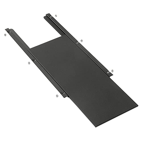 Sliding Mouse Tray for Mobile Computer Cabinets by Global Industrial – Steel, Black, Model 273113