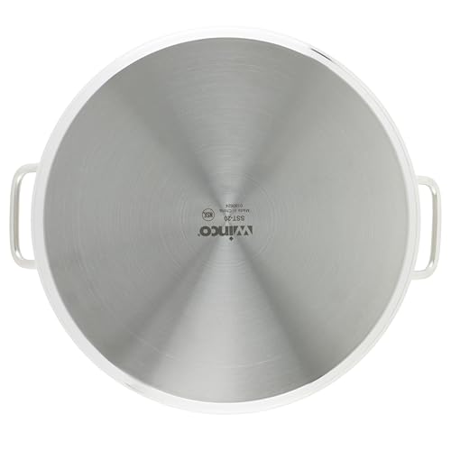 Winco 20 Quarts / Pot With Cover / Silver Stockpots
