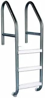 Paragon Aquatics PAQ42102 24 in. 3-Step Ladder with Tube & Cross Brace - 1.9 x 0.145 in.