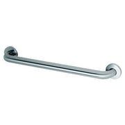 1-1/2" Dia. Straight Satin Grab Bar 18" W by Bobrick – 6"L x 18"W x 6"H, Stainless Steel, Satin, Model B-6806x18