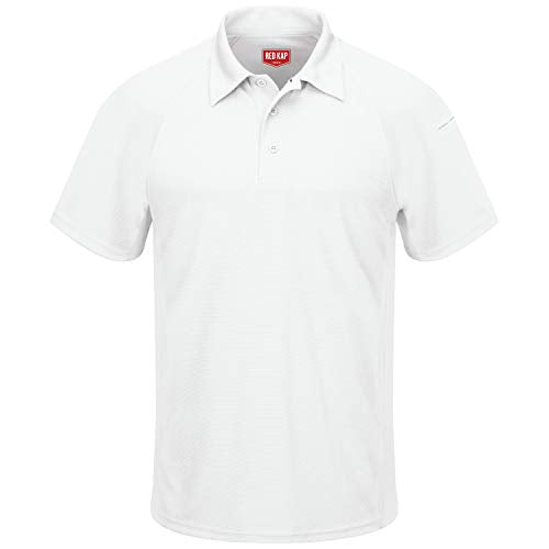 Red Kap 6X-Large / White / Big-tall Active Performance Polo Shirt Active Shirts & Tees