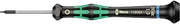 Wera WER118064 05118064001 Kraftform Micro 2054 Hexagon Electronics Precision Screwdriver, 1.3mm Head, 40mm Blade Length