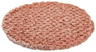 Double Red Provisions 80/20 2-1 Round Ground Beef Patty, 8 Ounce -- 20 per case.