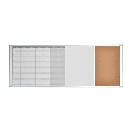 MasterVision 1 / 48"W x 18"H / Calendar/Cork/Dry Erase Dry Erase Boards
