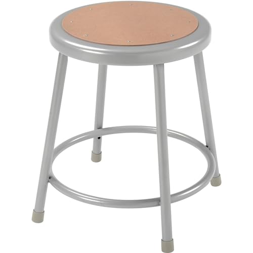 18" Hardboard Work Stool by Global Industrial – Natural, Model INT-6218/2