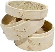 12" Bamboo Steamer Set