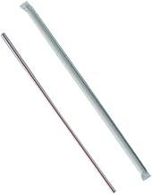 MarketPro Wrapped Jumbo Straw Clear, 10.25" Length | 500/Pack, 4 Pack/Case