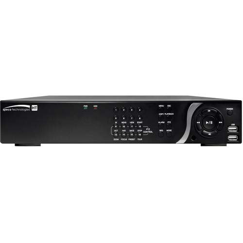 HT Series 8-Channel 5MP Hybrid HD-TVI DVR (9TB HDD Included) by Speco Technologies – Model D8HT9TB
