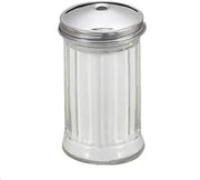 Tablecraft 12 oz Glass Pourer w/Center Hole [Set of 12]