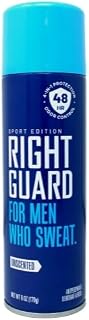 Right Guard Sport Unscented Aerosol Antiperspirant Spray 6 oz (Pack of 18)
