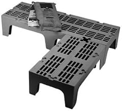 Cambro DRS600480 S-Series Dunnage Rack slotted top 3000 lb. load 21"W x 60"L x 1