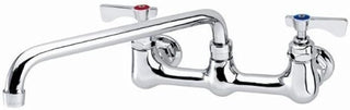 Krowne 12-810L Low Lead Faucet Splash Mounted, 8 Centers, 10 Swing Nozzle NSF by Krowne
