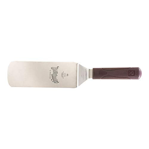Mercer Culinary Beveled Side Edge Turner / 8" x 3" / 1 Barbecue Turners