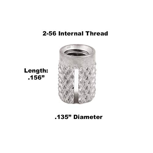 E-Z LOK M3-0.5 Pack of 5 / One Size / 1 Nut Inserts