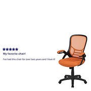 Flash Furniture Orange / Set of 1 / Contemporary Home Office Desk Chairs
