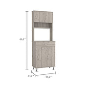 FM FURNITURE Light Gray / Modern Pantries