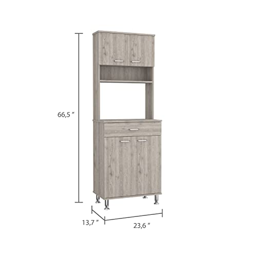 FM FURNITURE Light Gray / Modern Pantries