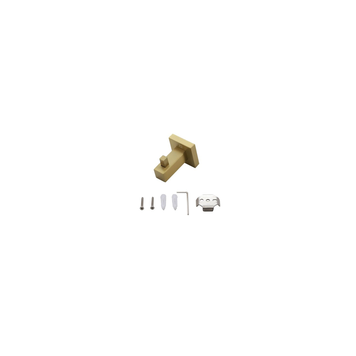 Isla 3-Pc Stainless Steel Hardware Set in Gold by Elegant Kitchen and Bath – Stainless Steel, Gold, Model HWB-12S3HBGD