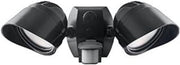 RAB Lighting SMSBULLET2X12NA LED Motion Sensor Flood Light, Outdoor Security Light Dual Head, Hardwired Motion Activated Floodlight, Adjustable 12W-24W, 3000K-5000K CCT, Bronze