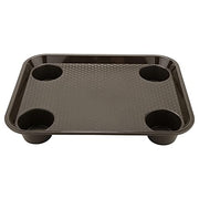 GET Brown / 17" x 14" / Modern Serving Trays
