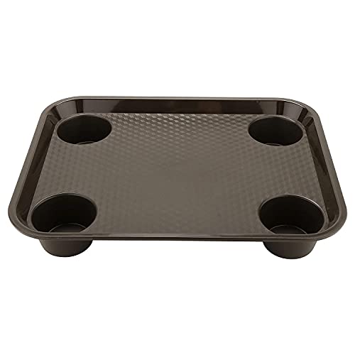 GET Brown / 17" x 14" / Modern Serving Trays