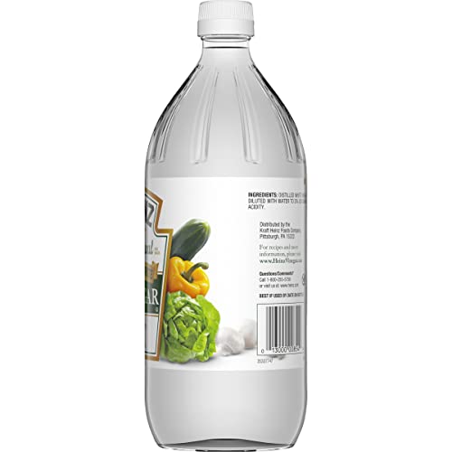HEINZ distilled white vinegar / 32 Fl Oz (Pack of 1) / 1 White